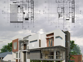 DWIKORA KOST, ARK-chitect studio ARK-chitect studio Rumah tinggal