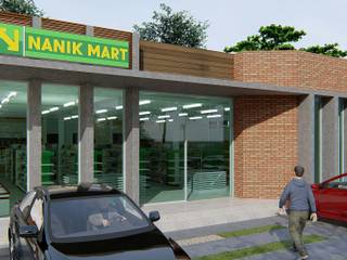 mini market "NANIK MART", ARK-chitect studio ARK-chitect studio Ruang Komersial