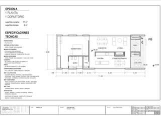 Vivienda unifamiliar en una planta de 1 dormitorio, La Riograndense Constructora en el Fin del Mundo La Riograndense Constructora en el Fin del Mundo