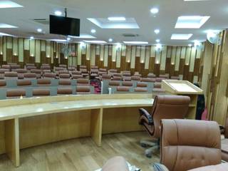 Bhishm Sabhagar Auditorium, SNAP DESIGN STUDIO SNAP DESIGN STUDIO Commercial spaces