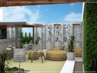 Roof Top Oasis, SNAP DESIGN STUDIO SNAP DESIGN STUDIO Commercial spaces