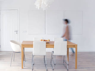 Casa no Jangão, Ponta do Sol, AA.Arquitectos AA.Arquitectos Eclectic style dining room Wood White