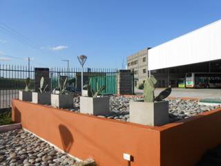 Oficinas y talleres en Córdoba, Dario Basaldella Arquitectura Dario Basaldella Arquitectura Gewerbeflächen Ziegel Mehrfarbig