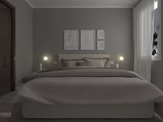 Restyling, Studio Design Nalin Studio Design Nalin Camera da letto moderna Legno Effetto legno