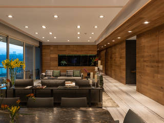 Departamento SZ, Concepto Taller de Arquitectura Concepto Taller de Arquitectura Modern living room Grey