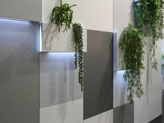 Jardines verticales, Systemclip by Serastone Systemclip by Serastone Kolam taman Kayu Wood effect