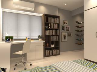 3bhk Residential Apartment Banglore, Ask Design and Build Ask Design and Build Dormitorios infantiles modernos