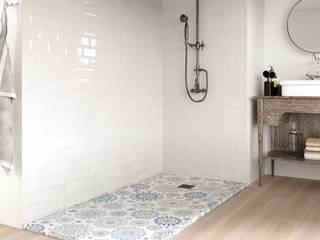Loop: El plato de ducha en Tendencia para transformar tu baño, Bosnor, S.L. Bosnor, S.L. Klasyczna łazienka Syntetyk Brązowy
