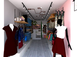 Cecilia Boutique , Naromi Design Naromi Design Commercial spaces Wood Pink