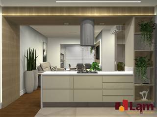 Apto. Trilogy Home SBC, LAM Arquitetura | Interiores LAM Arquitetura | Interiores Modern kitchen