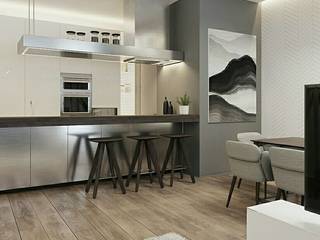 Квартира 80м.кв. г.москва, Orel Andre Orel Andre Modern kitchen