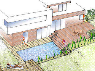 Garten + Pool + Haus, Ina Timm Ina Timm