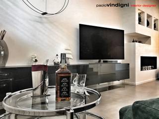 Progetto residenziale casa "MIG", Abita design srl / Paolo Vindigni Abita design srl / Paolo Vindigni Modern living room