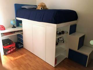 homify 臥室 木頭 White
