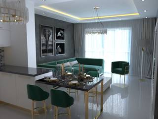 Modern 1+1 , Weymo Mobilya Weymo Mobilya Villas Wood Wood effect