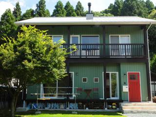 阿蘇の住まい, 有限会社 金子典生工房 有限会社 金子典生工房 Wooden houses