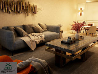 ÖRNEK DAİRE, NART MİMARLIK MÜHENDİSLİK NART MİMARLIK MÜHENDİSLİK Modern living room