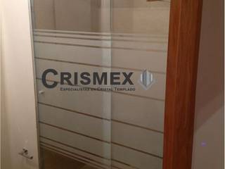 Canceles Corredizos de Cristal Templado, Crismex Crismex 모던스타일 욕실