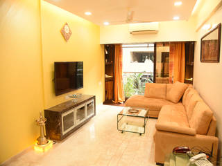 The Golden Touch Residence, Ornate Projects Ornate Projects Living room Marble Beige