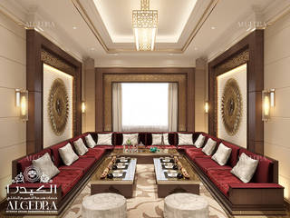 تصميم داخلي لغرفة طعام فاخرة على الطراز العربي, Algedra Interior Design Algedra Interior Design غرفة السفرة