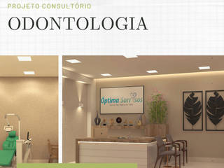 Projeto de Interiores - Consultório Odontologia, SCK Arquitetos SCK Arquitetos Modern study/office