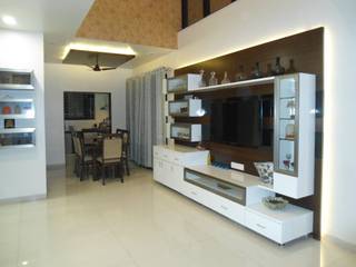 Vangikar Residence Interiors, Vangikar Architects Vangikar Architects Modern living room