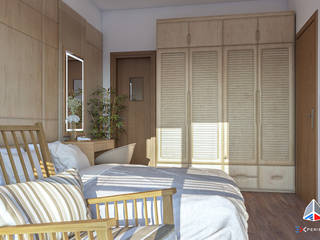 Render Diseño de interiores , 3DXperience 3DXperience Scandinavian style bedroom