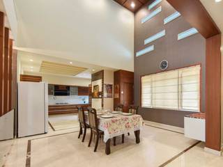 Manjunath Villa, evolve architects evolve architects Modern dining room