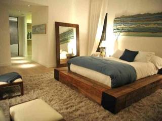 camas plataforma, comprar en bali comprar en bali Mediterranean style bedroom Solid Wood Wood effect