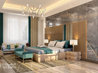 Master bedroom design contemporary style, Algedra Interior Design Algedra Interior Design Habitaciones modernas