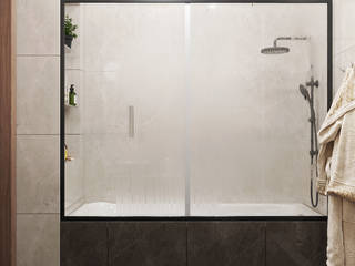 Ванная с акцентами, DesignNika DesignNika Ванная комната в скандинавском стиле