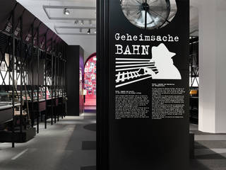 DB Museum Nürnberg - Sonderausstellung Geheimsache Bahn, Marius Schreyer Design Marius Schreyer Design 상업공간