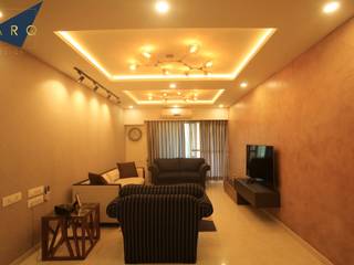 Brigade Gardenia Annexe 3bhk, Larq Design Pvt Ltd Larq Design Pvt Ltd Living room