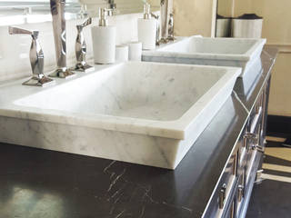 Lavabi bagno in marmo, granito, pietra e onice, marmogranito.it marmogranito.it Kamar Mandi Modern Marmer