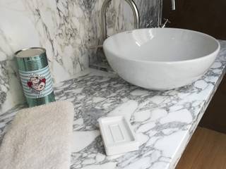 Lavabi bagno in marmo, granito, pietra e onice, marmogranito.it marmogranito.it Kamar Mandi Modern Marmer