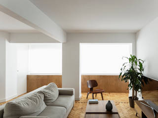 Entrecampos, arriba architects arriba architects ミニマルデザインの リビング