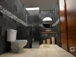 Diseño interior (baño), Osuna Arquitecto Osuna Arquitecto Modern bathroom