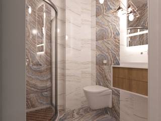 Banyo Tasarımı, Kut İç Mimarlık Kut İç Mimarlık Baños de estilo escandinavo Compuestos de madera y plástico