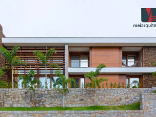 Casa de Praia Contemporânea, MEI Arquitetura e Interiores MEI Arquitetura e Interiores 獨棟房 水泥