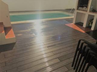 Alvor - Cdeck Chocolate, QuatroQuadrado Lda QuatroQuadrado Lda Floors Wood-Plastic Composite