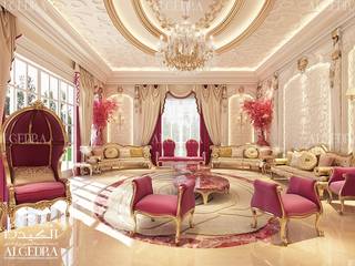 Luxury ladies majlis design, Algedra Interior Design Algedra Interior Design 클래식스타일 거실
