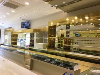 Praveen Jewellers|RR Nagar|Commercial Interior, DezinePro DezinePro Paredes y pisos de estilo asiático