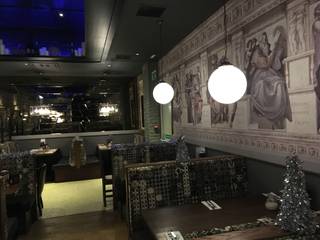 Tony Macaroni Restaurant designed by 3 Design, Mineheart Mineheart Murs & Sols classiques