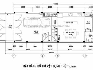 Mẫu thiết kế nhà ở kết hợp văn phòng hiện đại ở quận Gò Vấp, Công ty xây dựng nhà đẹp mới Công ty xây dựng nhà đẹp mới Modern Garage and Shed