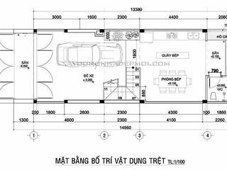 Mẫu thiết kế nhà ở kết hợp văn phòng hiện đại ở quận Gò Vấp, Công ty xây dựng nhà đẹp mới Công ty xây dựng nhà đẹp mới Garajes de estilo moderno