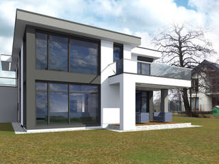 HOUSE DESIGN- Karolina Radoń, Karolina Radoń Design Karolina Radoń Design uPVC windows Metal