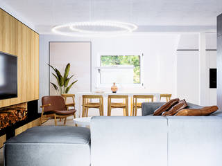 Studio Aranżacji Agnieszka Adamek ComedoresVitrinas y cajoneras Madera Marrón