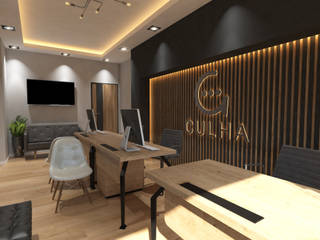 Culha Office, MAK Concept Mimarlık MAK Concept Mimarlık Minimalistyczne domowe biuro i gabinet Drewno O efekcie drewna