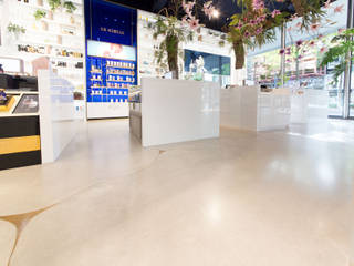 Designbeton bij Skins Cosmetics , Concraft Studio Concraft Studio Commercial spaces Concrete