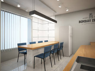 IT Office, Indore, Deepak + Kavita Design Studio Deepak + Kavita Design Studio Modern kitchen